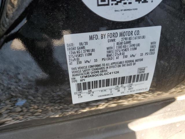 2020 FORD EXPLORER S - 1FM5K8GC0LGC41126