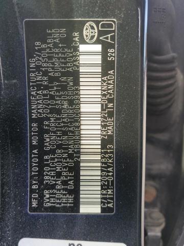2018 TOYOTA COROLLA L - 2T1BURHE8JC069933