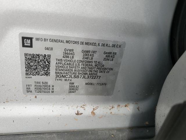 VIN 3GNCJLSB7JL372277 2018 Chevrolet Trax, 1LT no.14