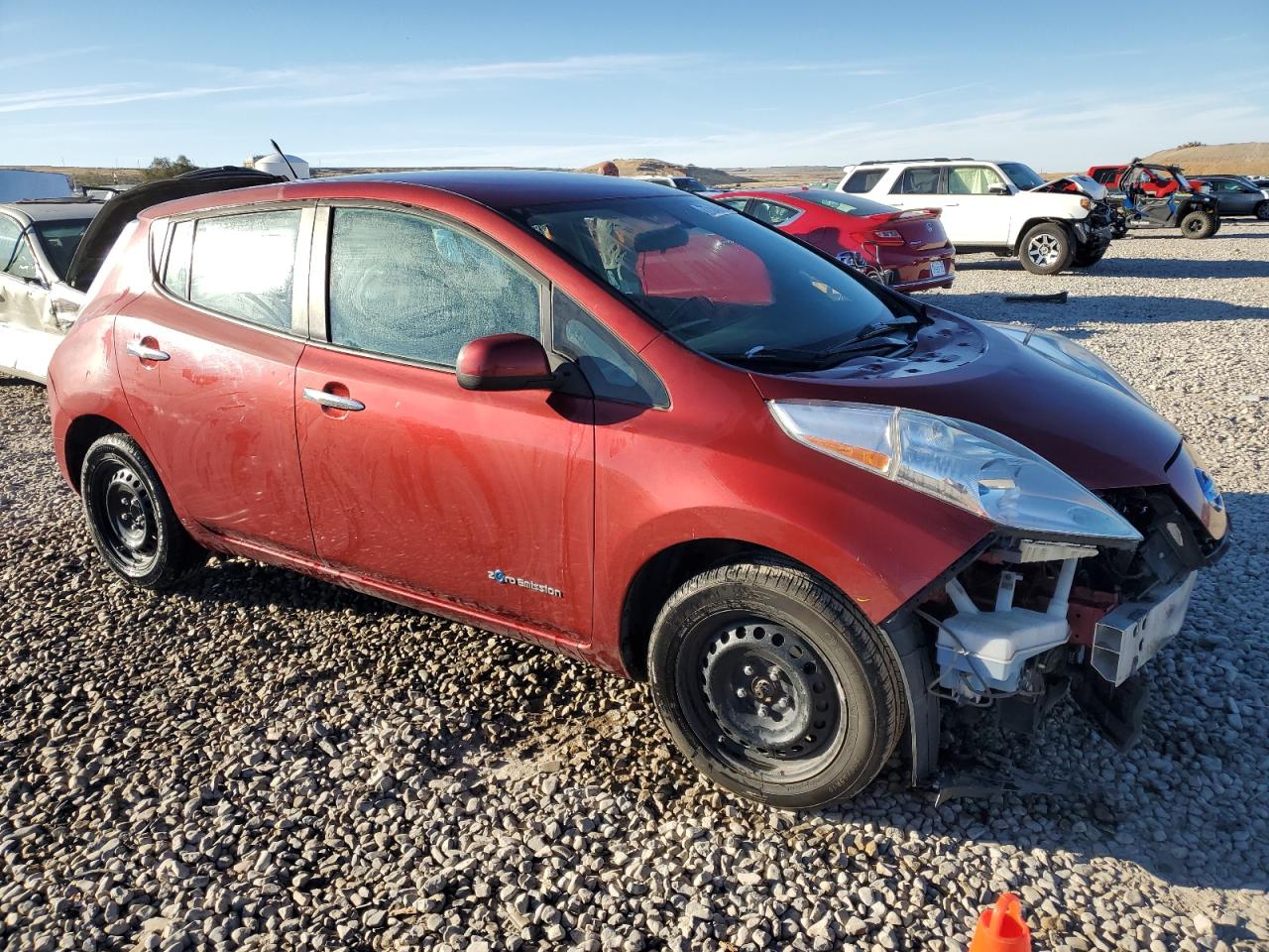 Lot #2943453139 2013 NISSAN LEAF S