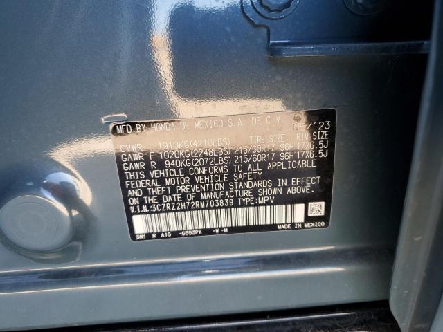 2024 HONDA HR-V EXL - 3CZRZ2H72RM703839