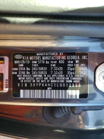 2020 KIA TELLURIDE - 5XYP64HC1LG012353