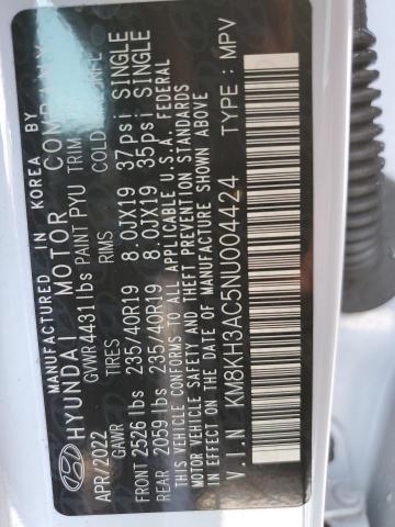 2022 HYUNDAI KONA N BAS - KM8KH3AC5NU004424