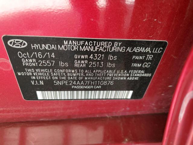 2015 HYUNDAI SONATA ECO - 5NPE24AA7FH110876