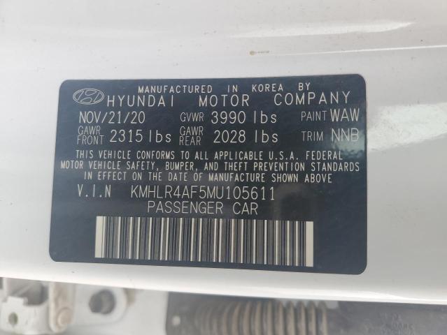 2021 HYUNDAI ELANTRA N - KMHLR4AF5MU105611