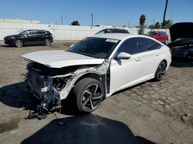 HONDA ACCORD SPO 2018 white  gas 1HGCV1F34JA262347 photo #1