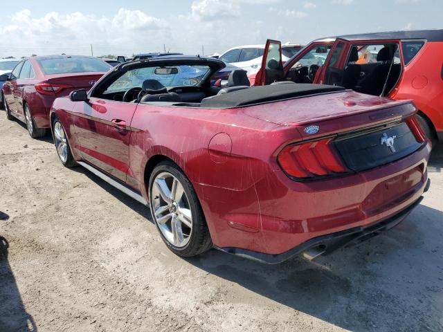 FORD MUSTANG 2019 red  gas 1FATP8UHXK5112890 photo #3