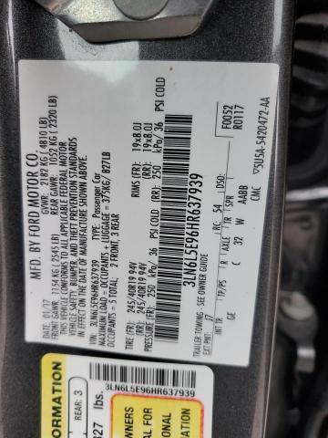 2017 LINCOLN MKZ RESERV - 3LN6L5E96HR637939