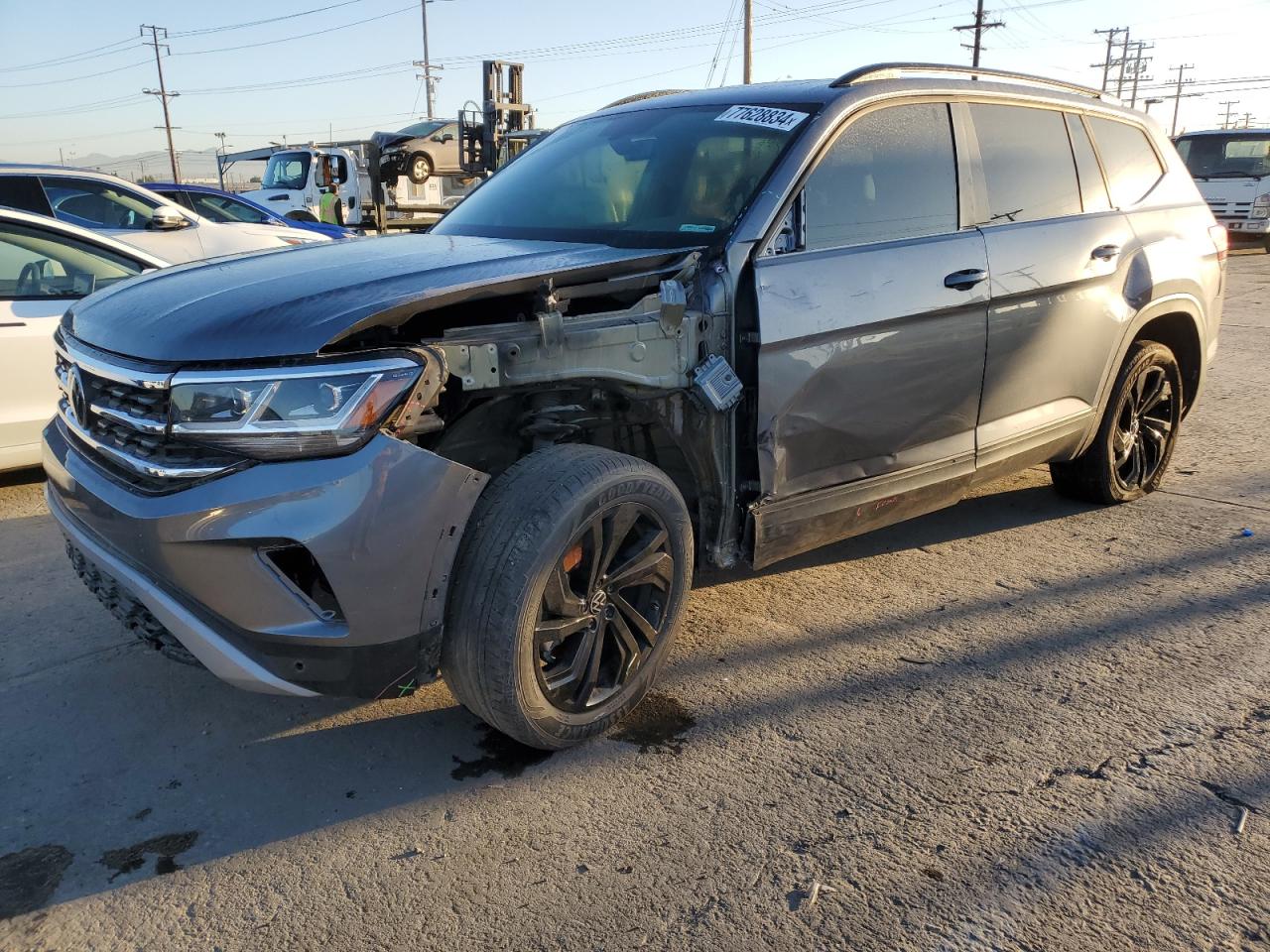 Lot #2925632399 2022 VOLKSWAGEN ATLAS SE