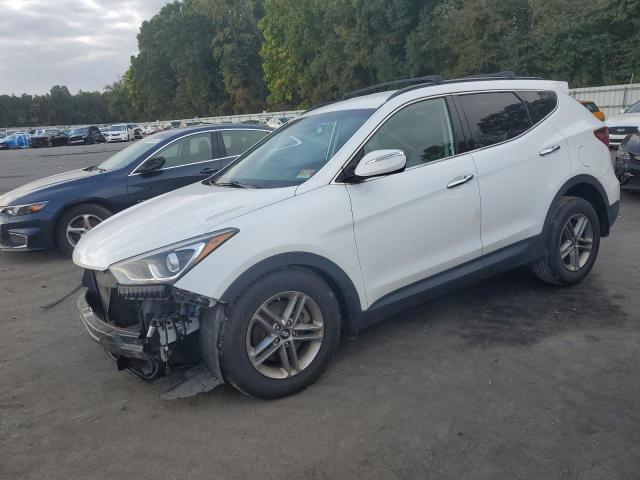 HYUNDAI SANTA FE S 2018 white  gas 5NMZUDLB7JH053490 photo #1