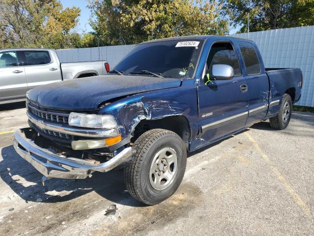 CHEVROLET SILVERADO 2002 blue 4dr ext gas 2GCEK19V821274784 photo #1