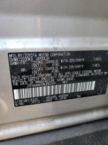 2021 TOYOTA VENZA LE - JTEAAAAH2MJ003991