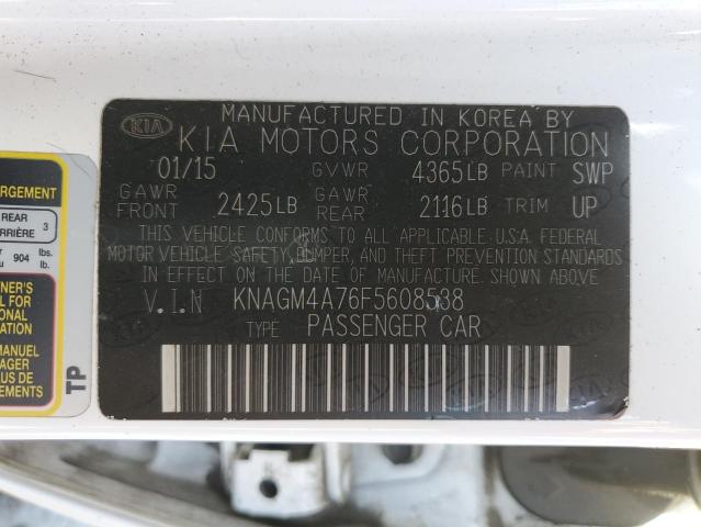 2015 KIA OPTIMA LX - KNAGM4A76F5608538