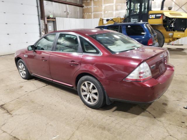 FORD TAURUS SEL 2008 maroon  gas 1FAHP27W98G172105 photo #3