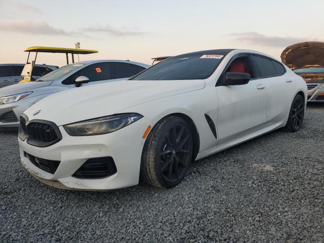 BMW M850XI 2023 white  gas WBAGV8C0XPCL58173 photo #1