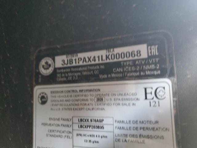 2020 CAN-AM MAVERICK S - 3JB1PAX41LK000068