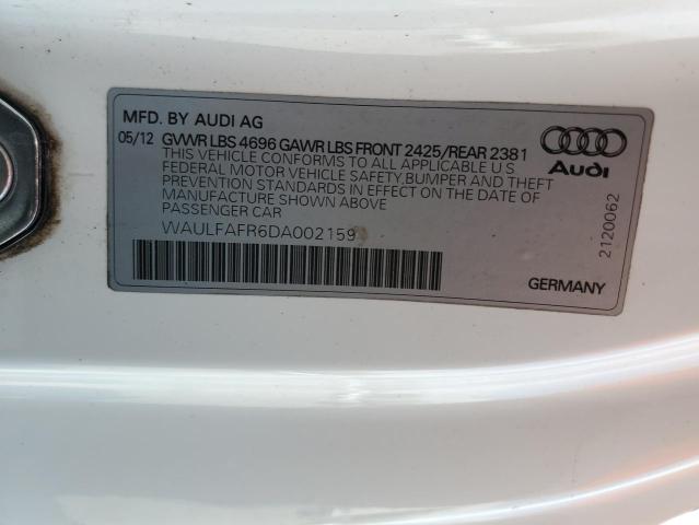 VIN WAULFAFR6DA002159 2013 AUDI A5 no.13