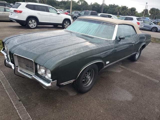 OLDSMOBILE CUTLASS 1971 green   342671M222369 photo #1