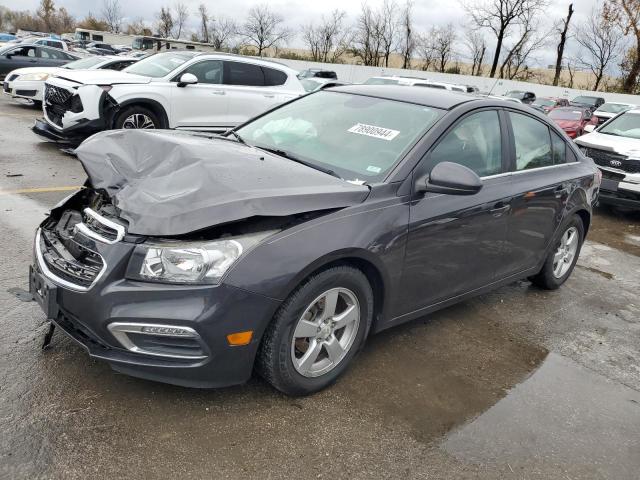 CHEVROLET CRUZE LT 2015 charcoal sedan 4d gas 1G1PC5SB7F7284740 photo #1