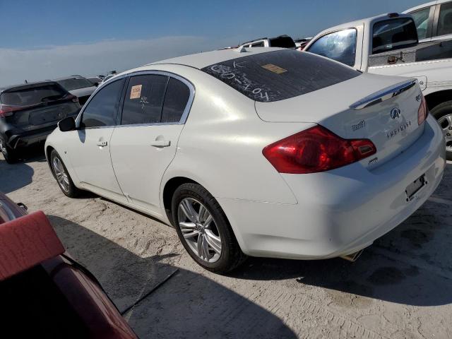 INFINITI Q40 2015 white sedan 4d gas JN1CV6ARXFM651204 photo #3