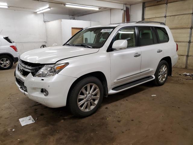 LEXUS LX 570 2008 white  gas JTJHY00W484011987 photo #1