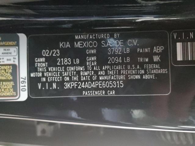 VIN 3KPF24AD4PE605315 2023 KIA Forte, LX no.13