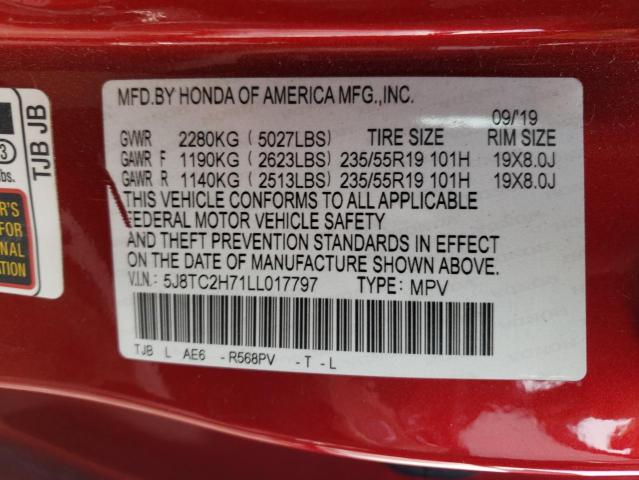 2020 ACURA RDX ADVANC - 5J8TC2H71LL017797