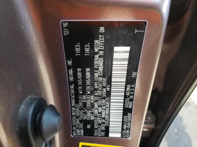 VIN 5TDJZRFH8HS368513 2017 Toyota Highlander, SE no.13