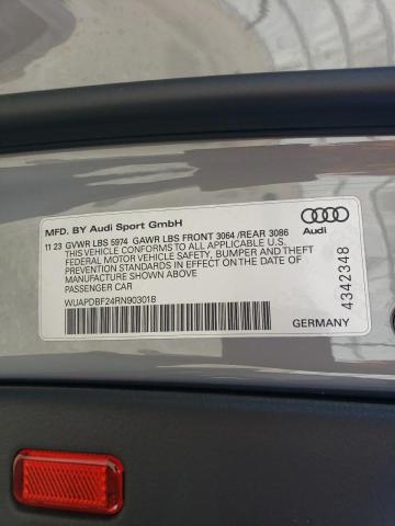 2024 AUDI RS7 WUAPDBF24RN903018