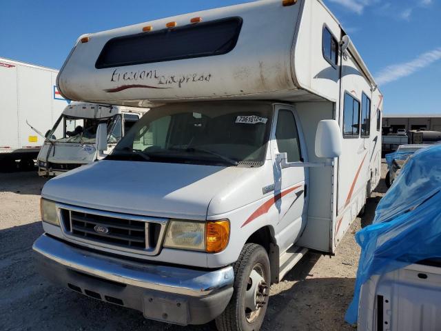 FORD ECONOLINE 2008 white cutaway gas 1FDXE45S37DB28653 photo #3