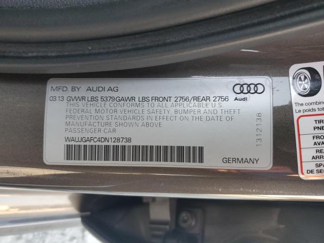 VIN WAUJGAFC4DN128738 2013 Audi A6, Prestige no.12