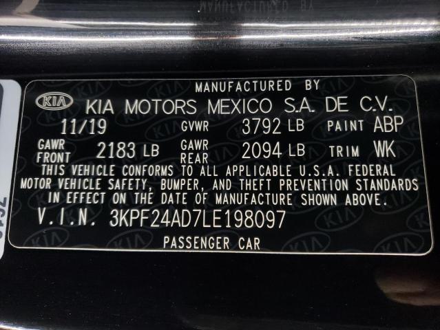 VIN 3KPF24AD7LE198097 2015 KIA Forte, FE no.12