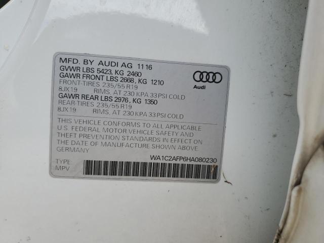 VIN WA1C2AFP6HA080230 2017 Audi Q5, Premium no.14