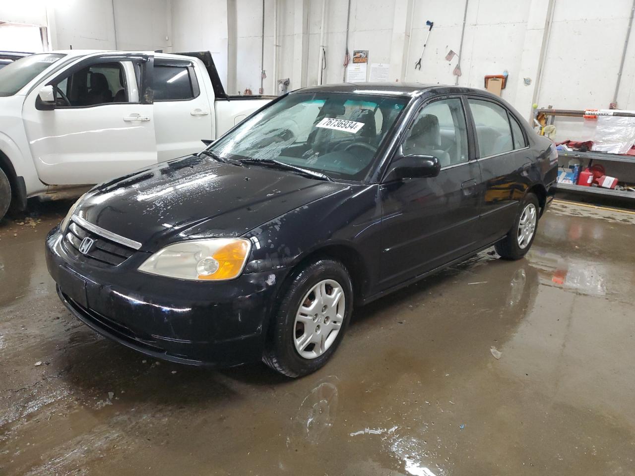 Lot #2921573725 2002 HONDA CIVIC LX