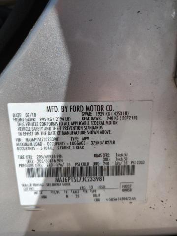 2018 FORD ECOSPORT S - MAJ6P1SL7JC233981