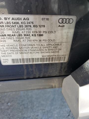 2018 AUDI Q5 PREMIUM - WA1BNAFY8J2213825
