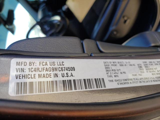 2021 JEEP GRAND CHER - 1C4RJFAG9MC674509