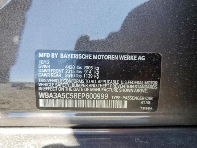 VIN WBA3A5C58EP600999 2014 BMW 3 Series, 328 I no.13