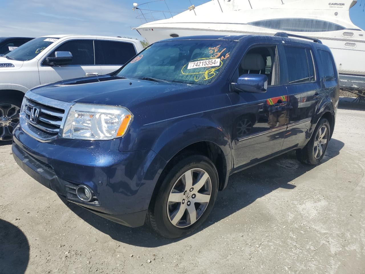 Lot #3044610268 2014 HONDA PILOT TOUR