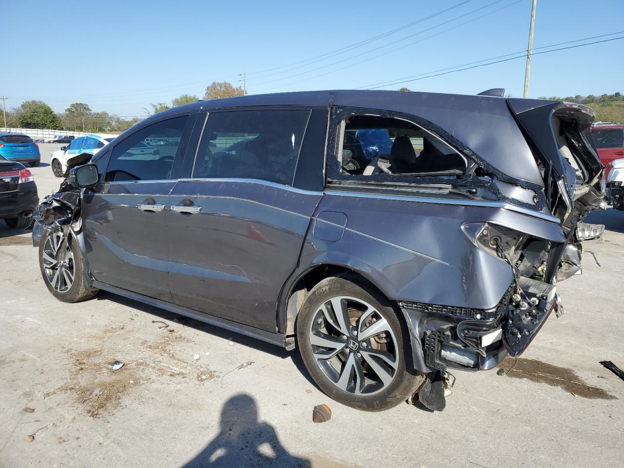 Lot #2907374116 2018 HONDA ODYSSEY EL