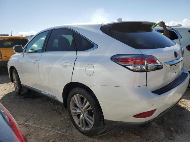 LEXUS RX 450H 2015 white  hybrid engine 2T2ZB1BA6FC002939 photo #3