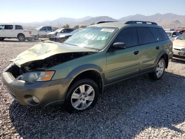 SUBARU LEGACY OUT 2005 green  gas 4S4BP61C657376518 photo #1