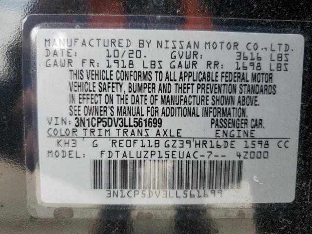 2020 NISSAN KICKS SR - 3N1CP5DV3LL561699