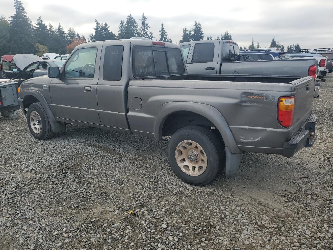 MAZDA B3000 CAB 2007 gray  gas 4F4YR46U77PM03766 photo #3