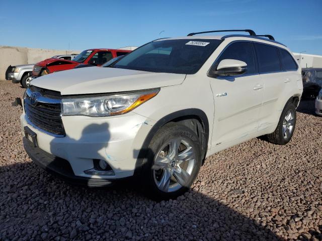 VIN 5TDDCRFH1GS014913 2016 Toyota Highlander, Hybri... no.1