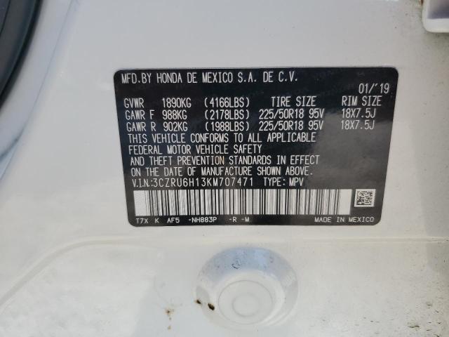 2019 HONDA HR-V SPORT - 3CZRU6H13KM707471