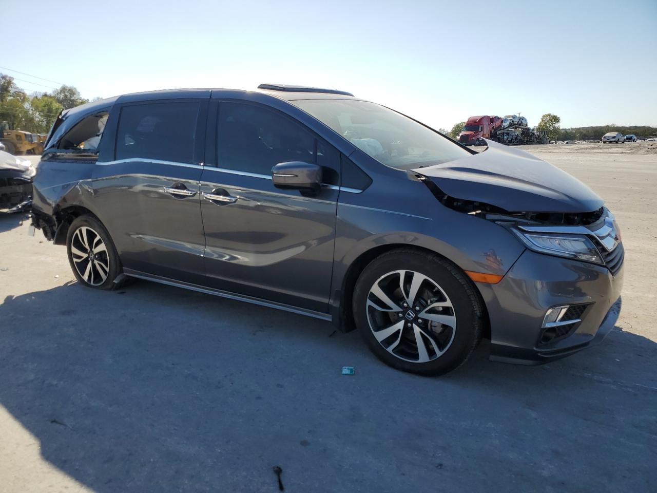 Lot #2907374116 2018 HONDA ODYSSEY EL