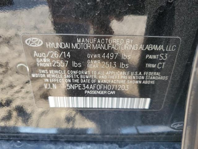 2015 HYUNDAI SONATA SPO - 5NPE34AF0FH071203
