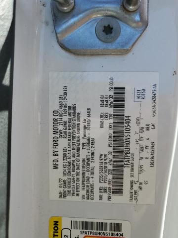 2022 FORD MUSTANG - 1FATP8UH0N5105404