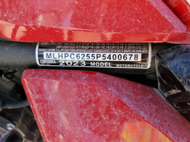 2023 HONDA CBR500 RA MLHPC6255P5400678
